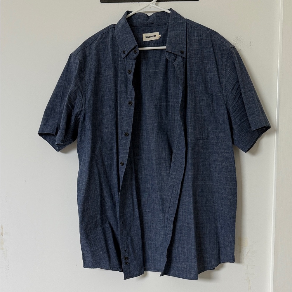 Taylor Stitch Navy Casual Button Down Shirt
